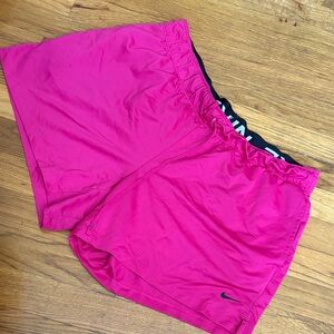 Nike Women's Fuchsia Athletic Shorts